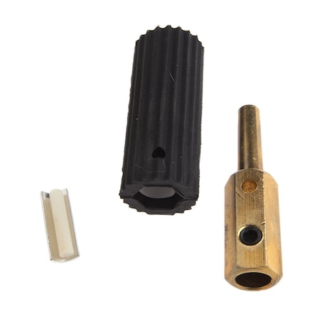 Forney Plug, Male With Black Sleeve 57903